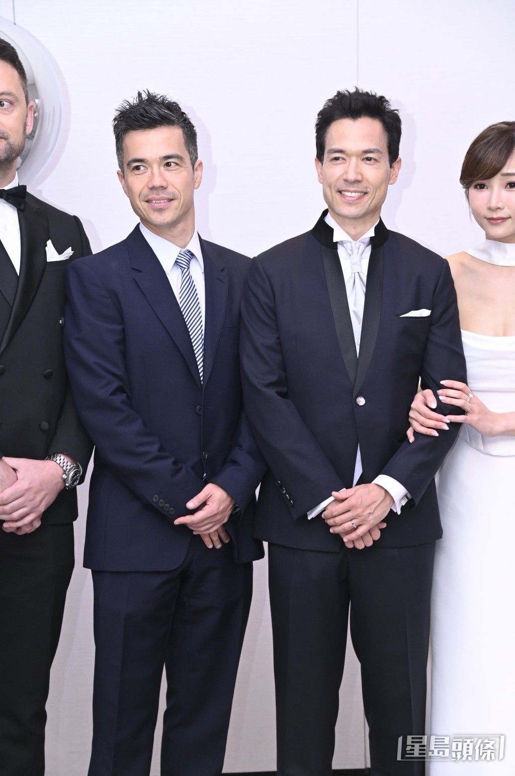 簡淑兒與麥大力結婚。 簡淑兒與麥大力結婚。
