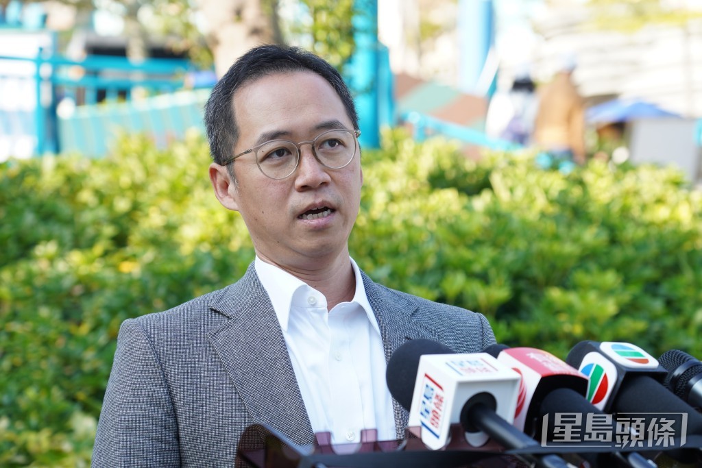 海洋公園主席龐建貽。葉偉豪攝