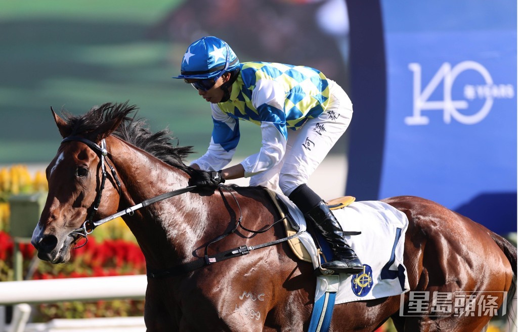 「表之银河」迅速冒升,跻身香港顶级一哩佳驷行列。 「表之银河」迅速冒升,跻身香港顶级一哩佳驷行列。