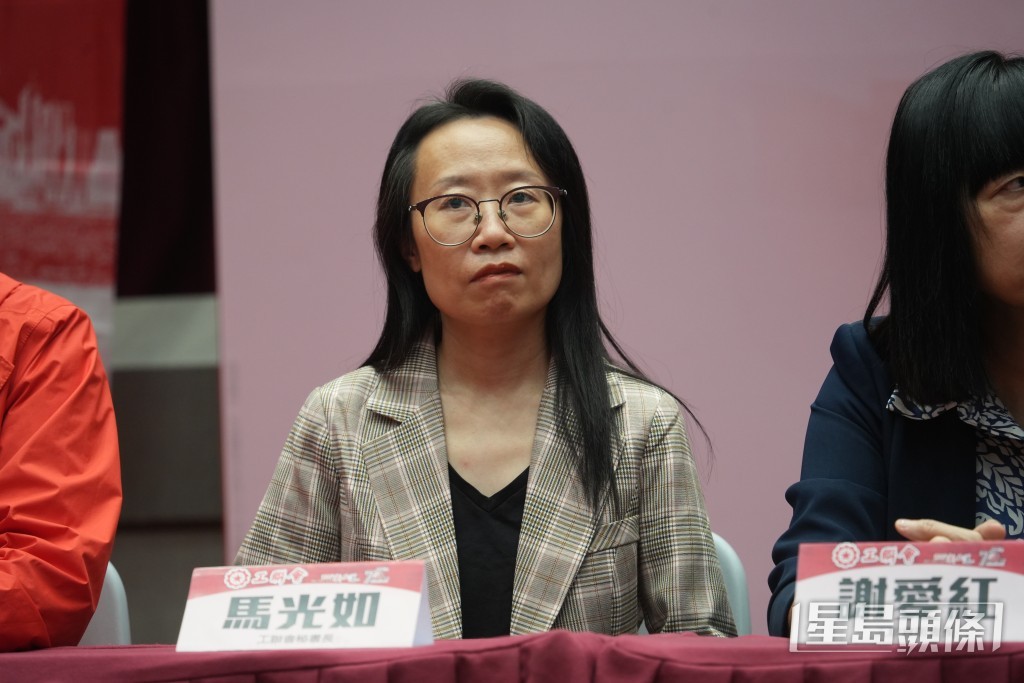 全國政協委員、工聯會馬光如。吳艷玲攝 全國政協委員、工聯會馬光如。吳艷玲攝