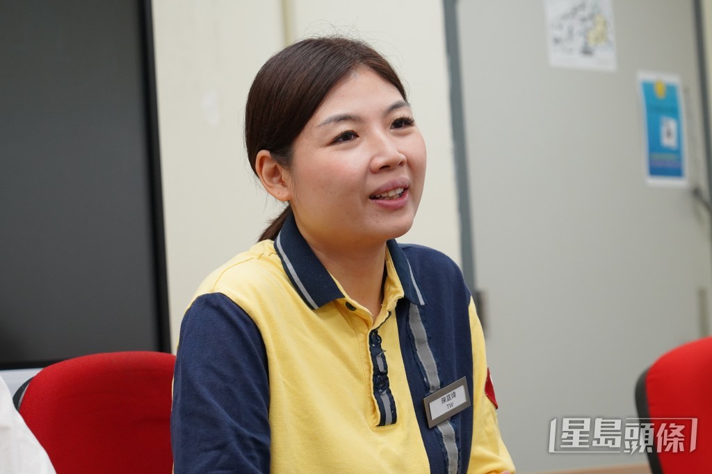 陳庭煒指，兼顧工作及家庭一定比之前辛苦，但工作令她更開心，有滿足感和成就感。葉偉豪攝