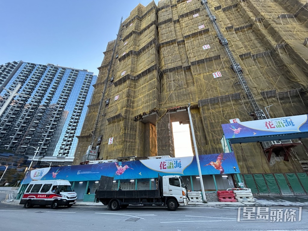 現場為啟德承豐里一住宅地盤。曾志恆攝