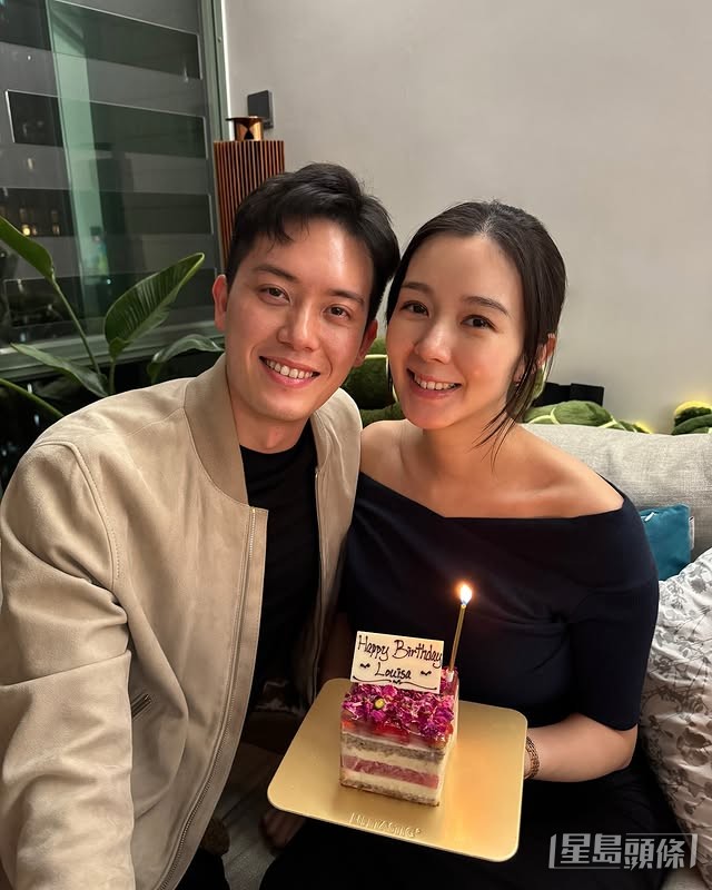 麥明詩與盛勁為去年結婚。 麥明詩與盛勁為去年結婚。