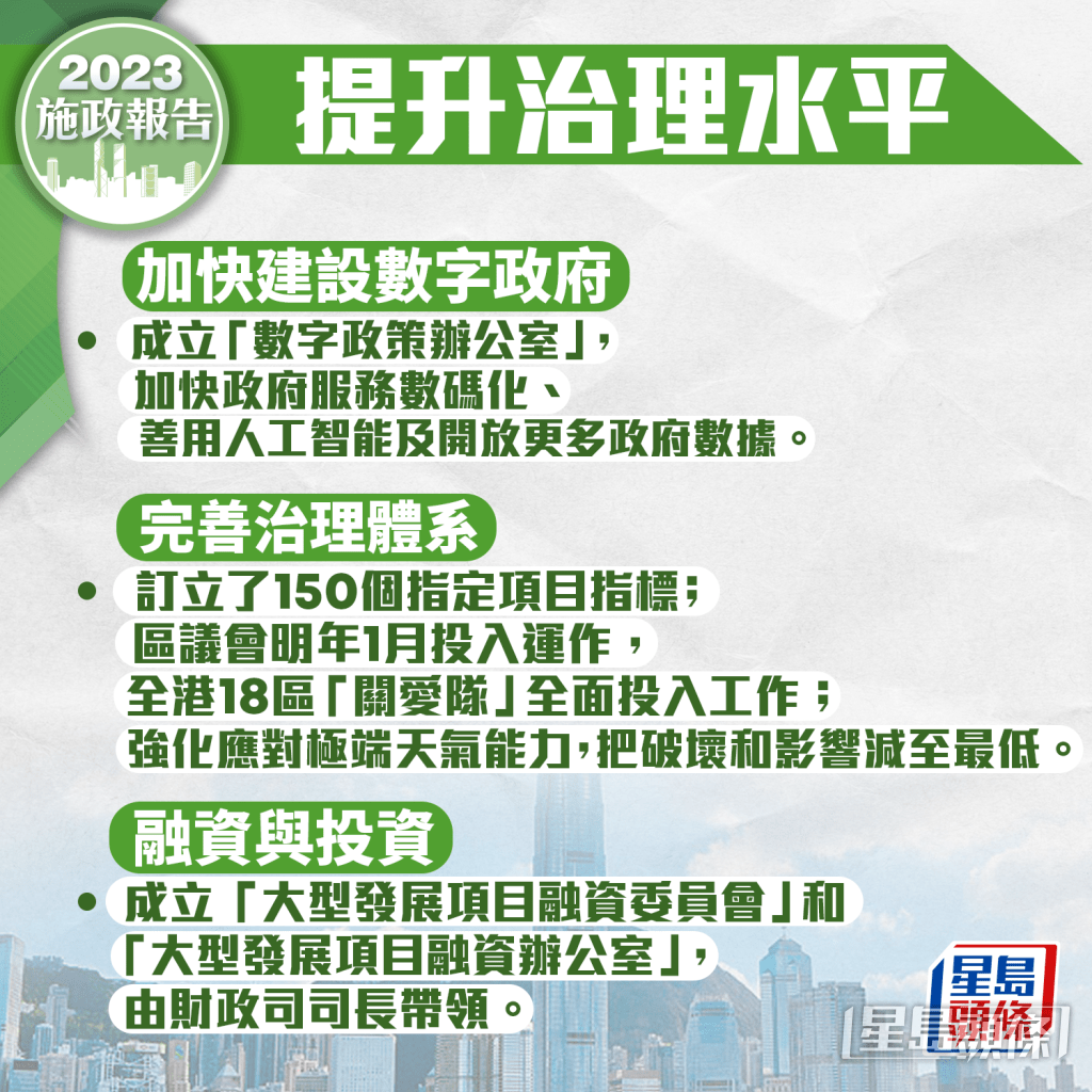 提升治理水平。