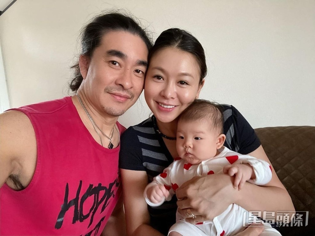 阿正一家3口。 阿正一家3口。