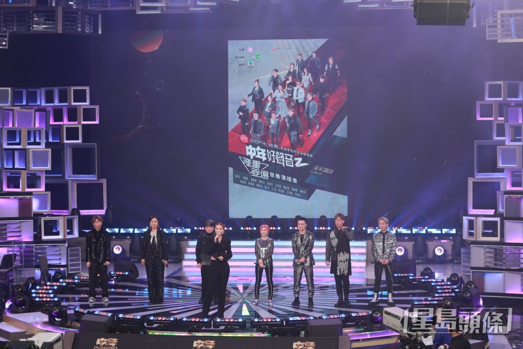 《中年好聲音2登峯之戰》今晚在TVB現場直播。 《中年好聲音2登峯之戰》今晚在TVB現場直播。