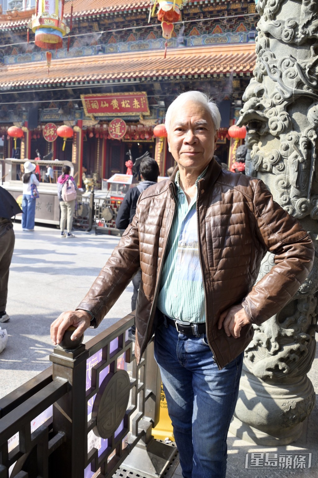 重遊黃大仙廟，李龍基感觸良多。