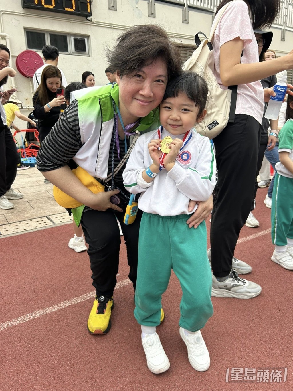 陳麗麗對女兒要講得出做得到。 陳麗麗對女兒要講得出做得到。