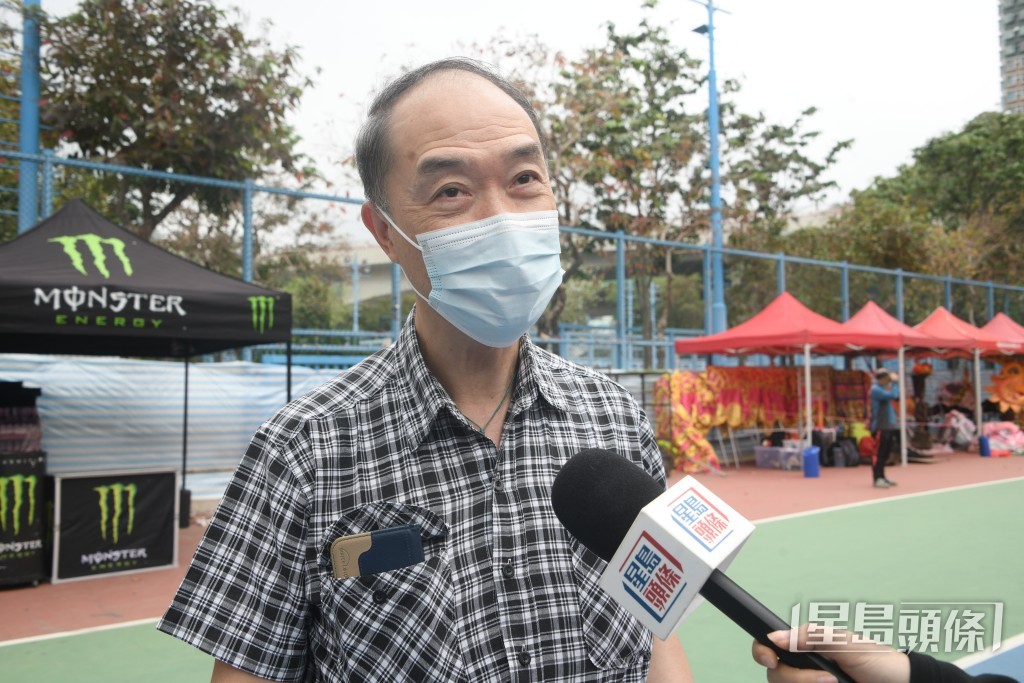 鴨脷洲居民蘇先生。 鴨脷洲居民蘇先生。