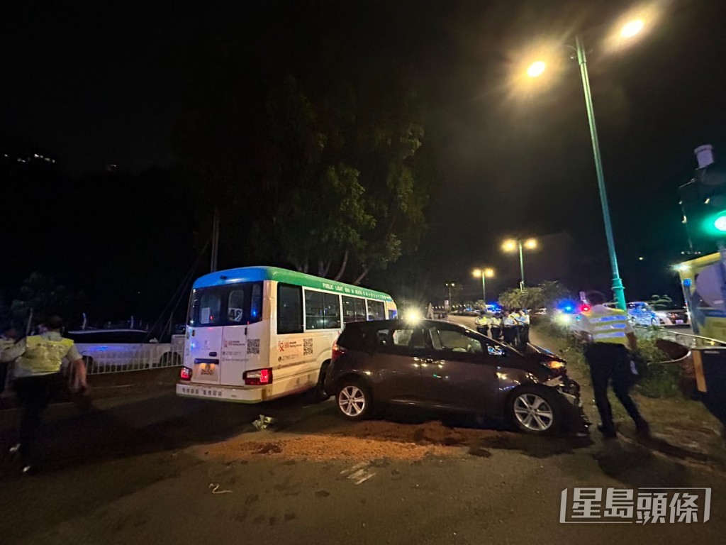 現場為屯門青山公路嶺南段與屯富路交界、近屯門濾水廠對出。 現場為屯門青山公路嶺南段與屯富路交界、近屯門濾水廠對出。