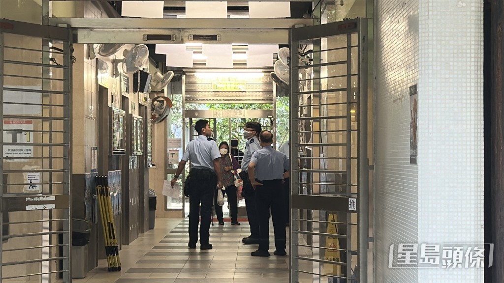 警員到場調查。