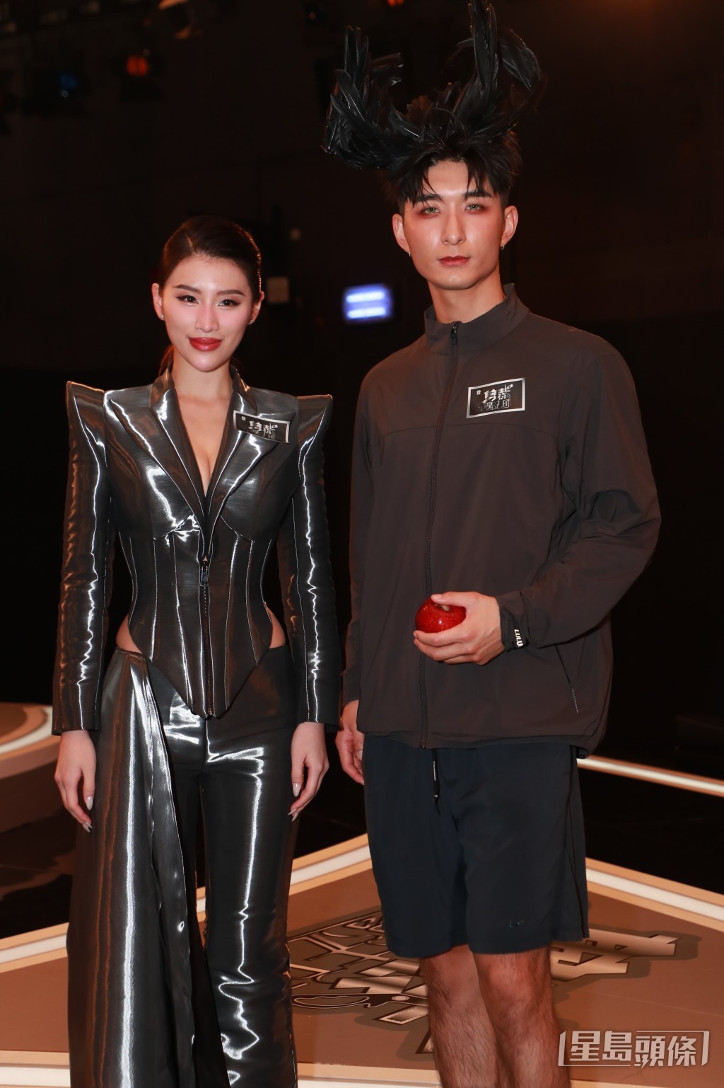 郭珮文與張馳豪一齊為新節目《剪裁魔法師》做model。 郭珮文與張馳豪一齊為新節目《剪裁魔法師》做model。
