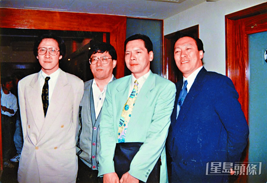 陳欣健（右）在70年代已經加入影壇。