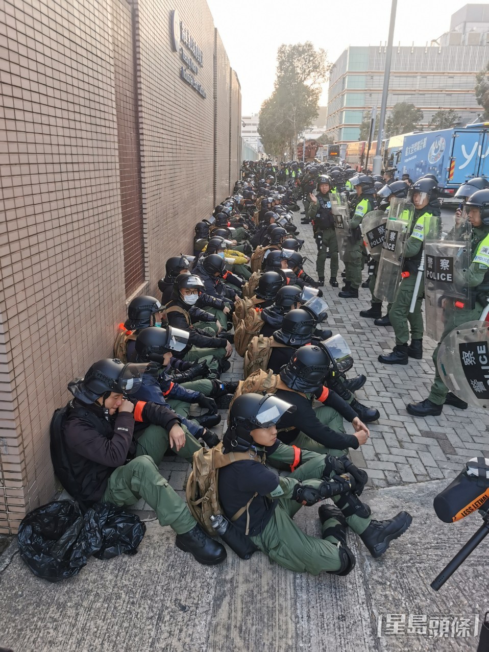 是次演習有超過300人參與。 是次演習有超過300人參與。