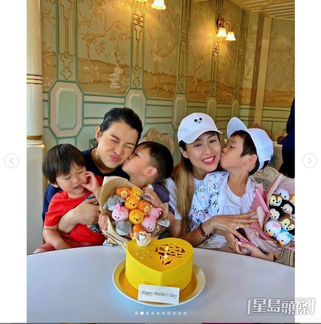 同是媽媽級的陳敏之和胡杏兒特別投契。 同是媽媽級的陳敏之和胡杏兒特別投契。