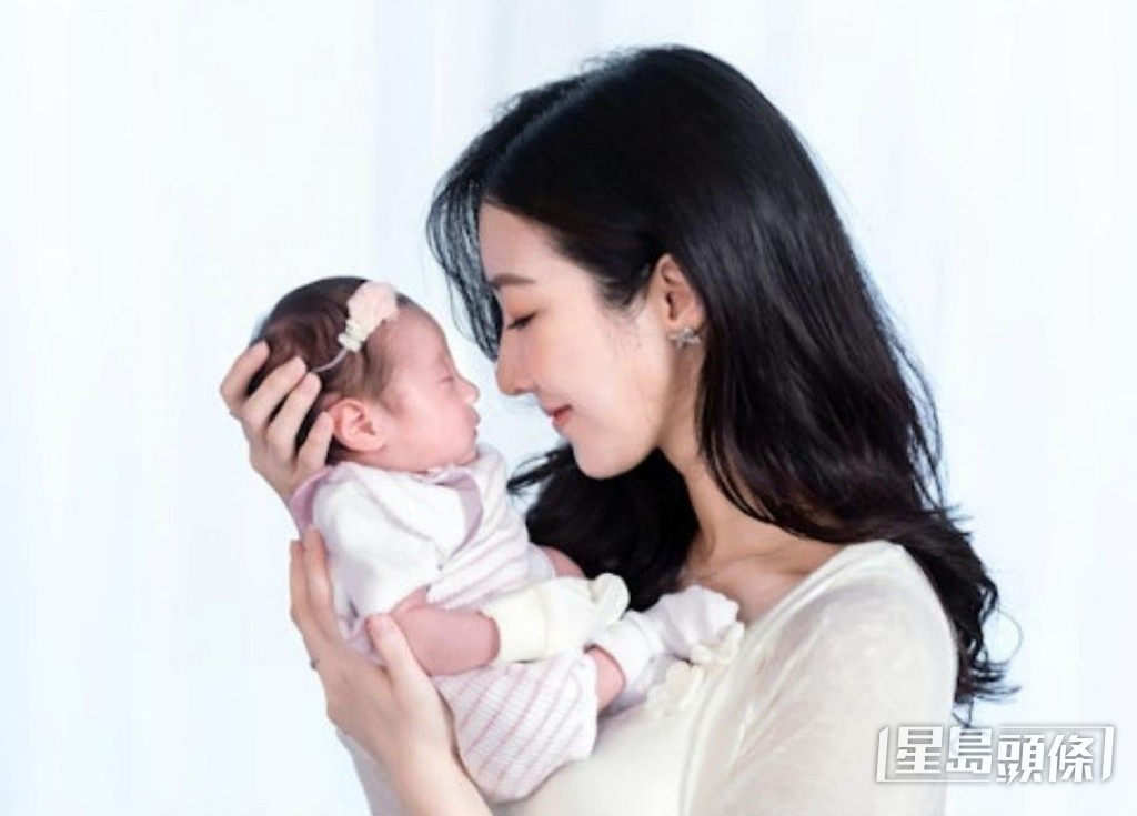 何依婷生完囡囡後燃起了事業心。