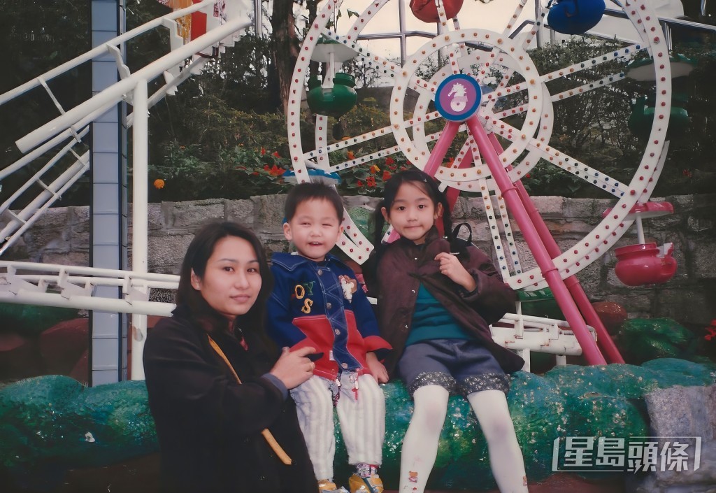 愿望（3）“带屋企人去旅行”，文颂男（左）希望康复后与家人去轻松旅行，例如日本、韩国、东南亚。