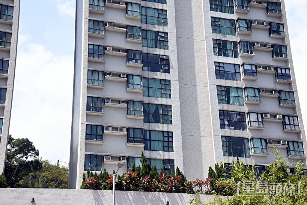 恆麗園發生男童墮樓案。 恆麗園發生男童墮樓案。