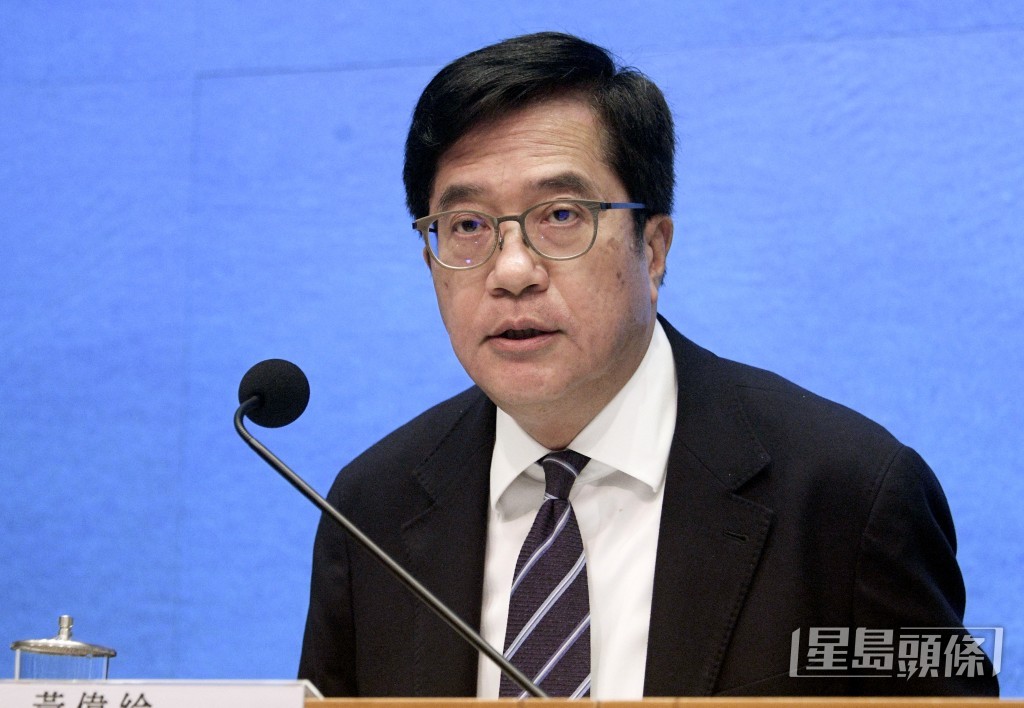 財政司副司長黃偉綸。陳浩元攝