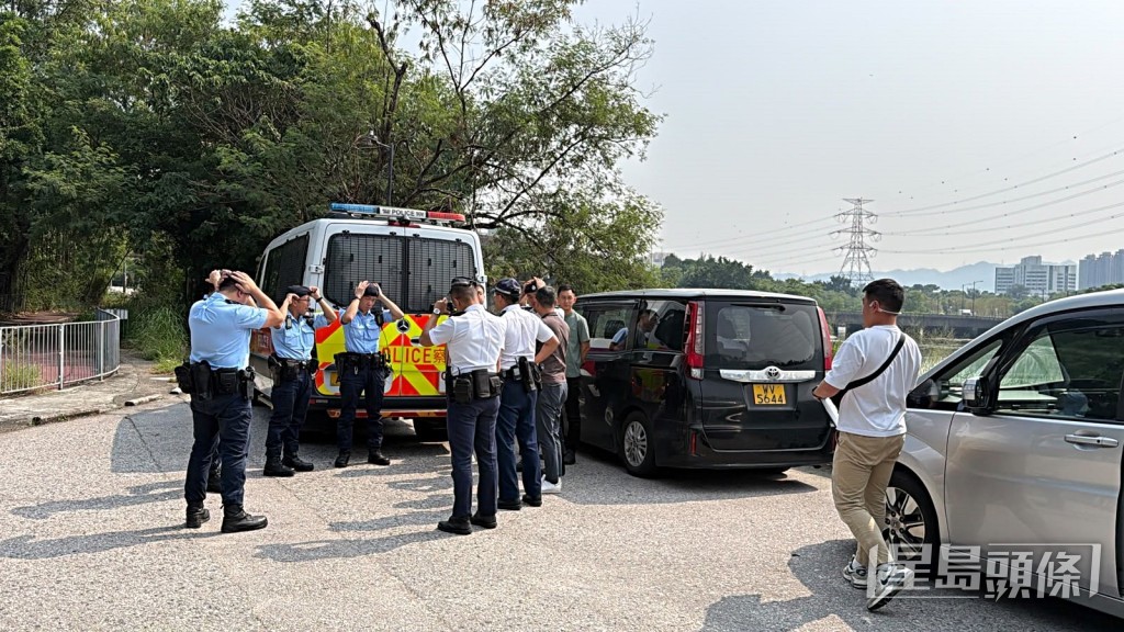 警方與漁護署聯合行動。梁國峰攝 警方與漁護署聯合行動。梁國峰攝