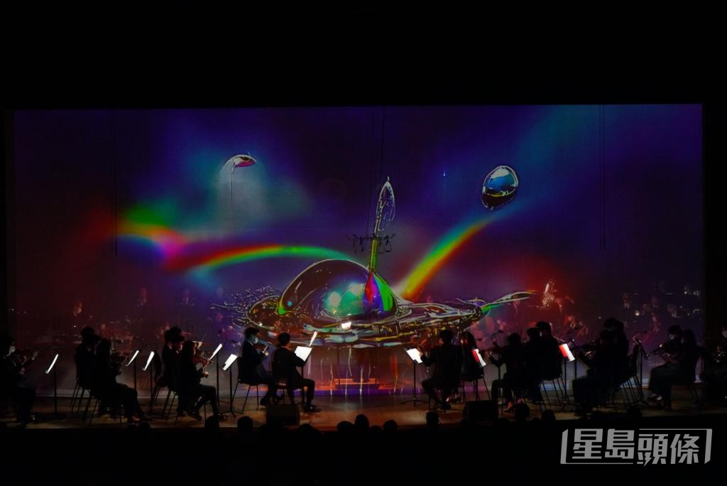 浸大交響樂團曾與AI虛擬合唱團合作。