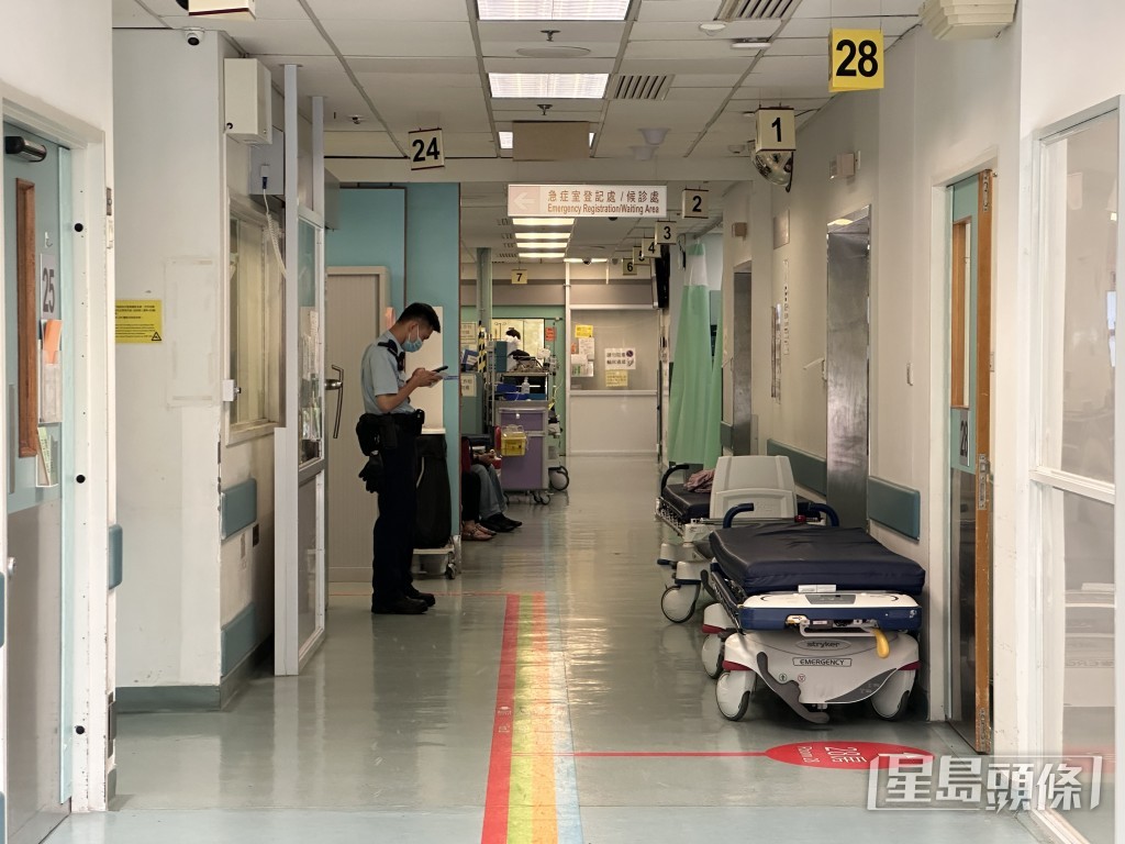 遇溺婦人昏迷送院。梁國峰攝