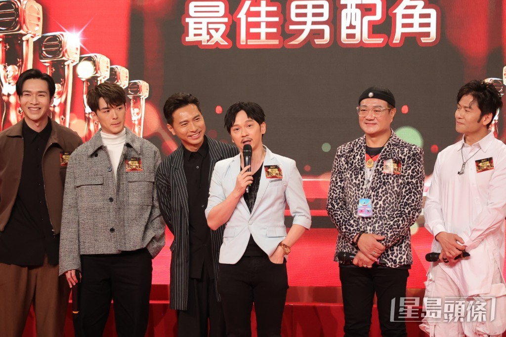 鄧智堅集中火力為《新聞女王》爭「最佳劇集」。 鄧智堅集中火力為《新聞女王》爭「最佳劇集」。