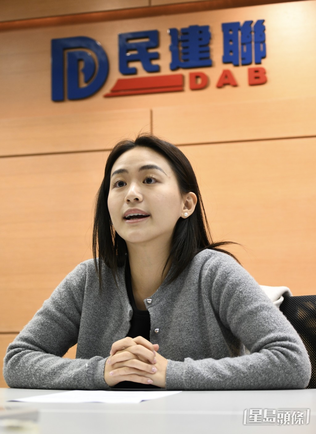 候任西貢區議員莊雅婷。(何君健攝) 候任西貢區議員莊雅婷。(何君健攝)
