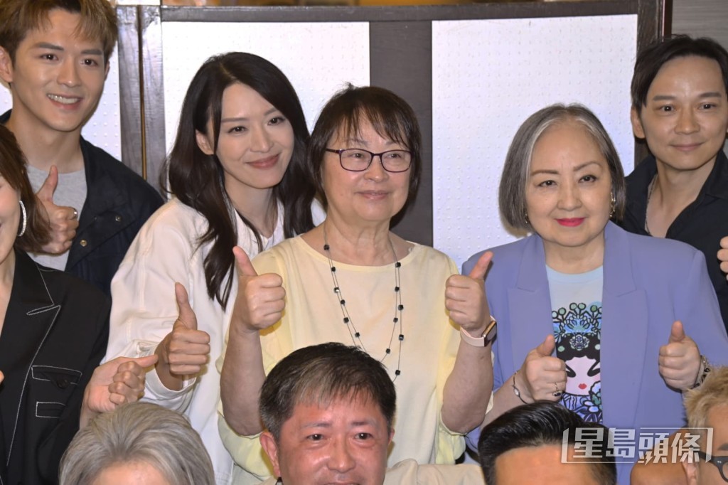 監製王心慰和陳煒及盧宛茵合作愉快。 監製王心慰和陳煒及盧宛茵合作愉快。