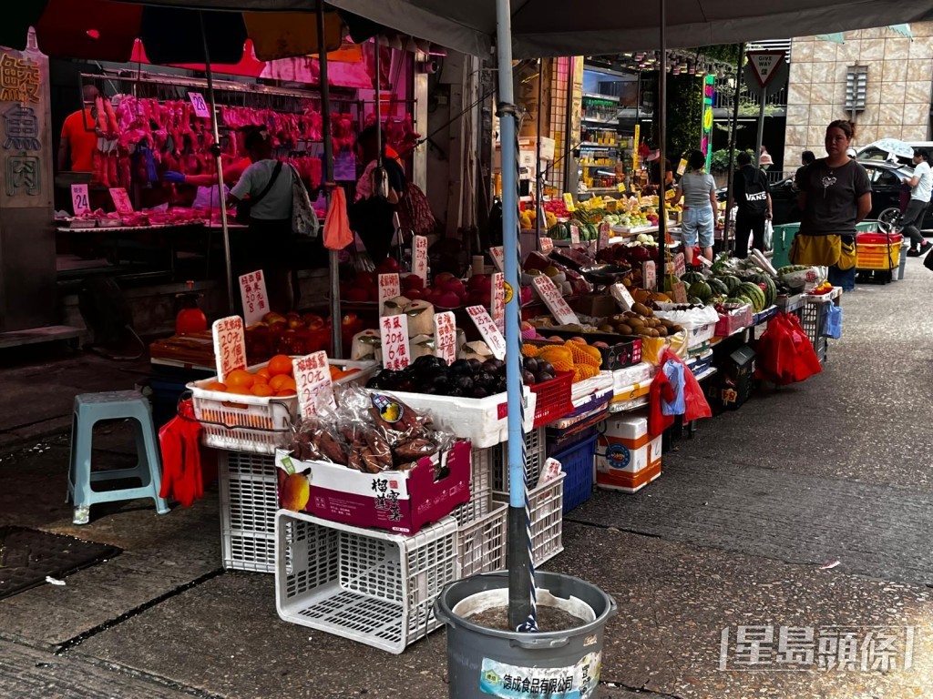 舊旺角街市亦有阻街問題。 舊旺角街市亦有阻街問題。