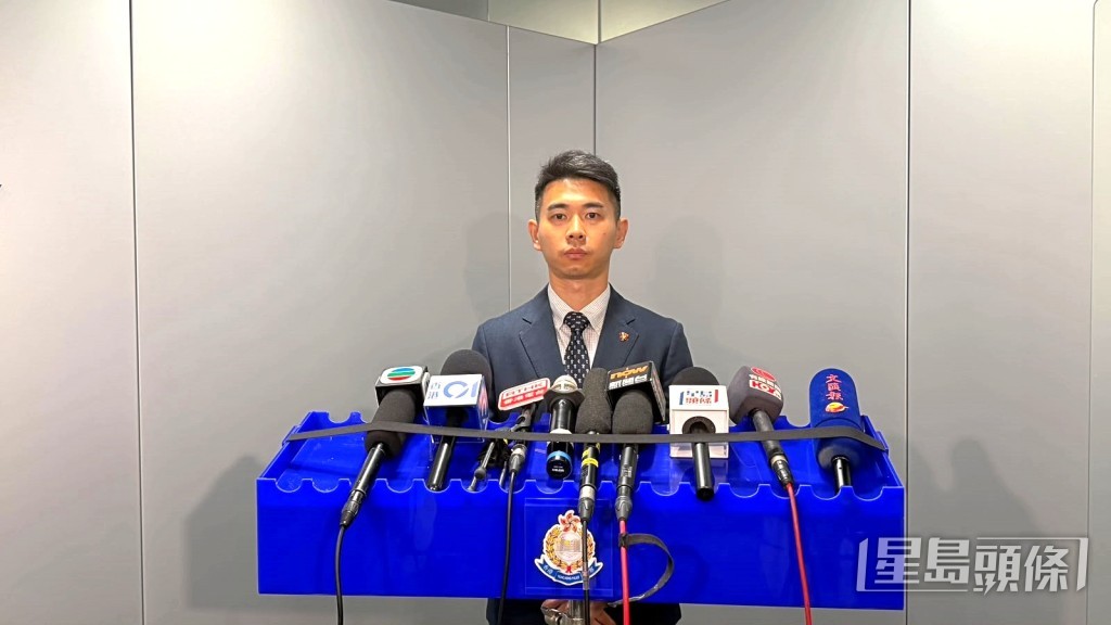 商業罪案調查科高級督察黃錦榮講述案情。劉漢權攝