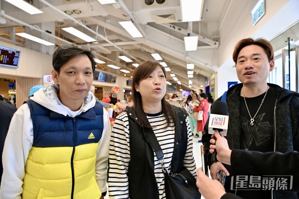 (由左至右)馬迷楊先生、吳女士及歐陽先生。