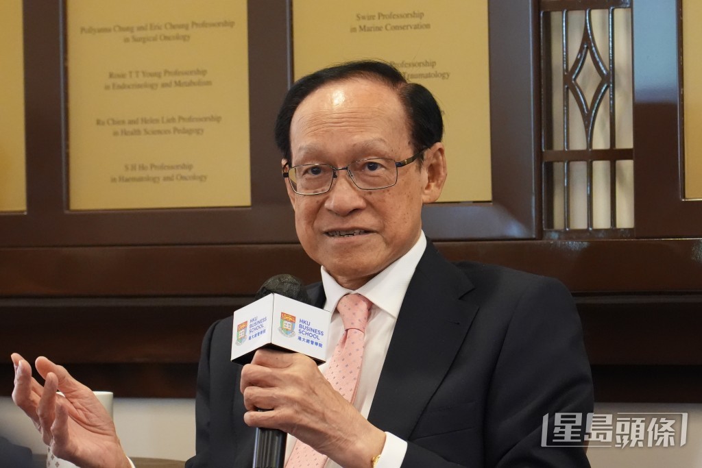 陳坤耀指香港要發展科研產業,須有良好的生態系統。 葉偉豪 攝 陳坤耀指香港要發展科研產業,須有良好的生態系統。 葉偉豪 攝