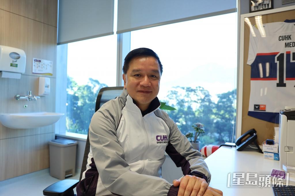 容樹恒坦言,本港運動醫學發展面對不少挑戰。 容樹恒坦言,本港運動醫學發展面對不少挑戰。