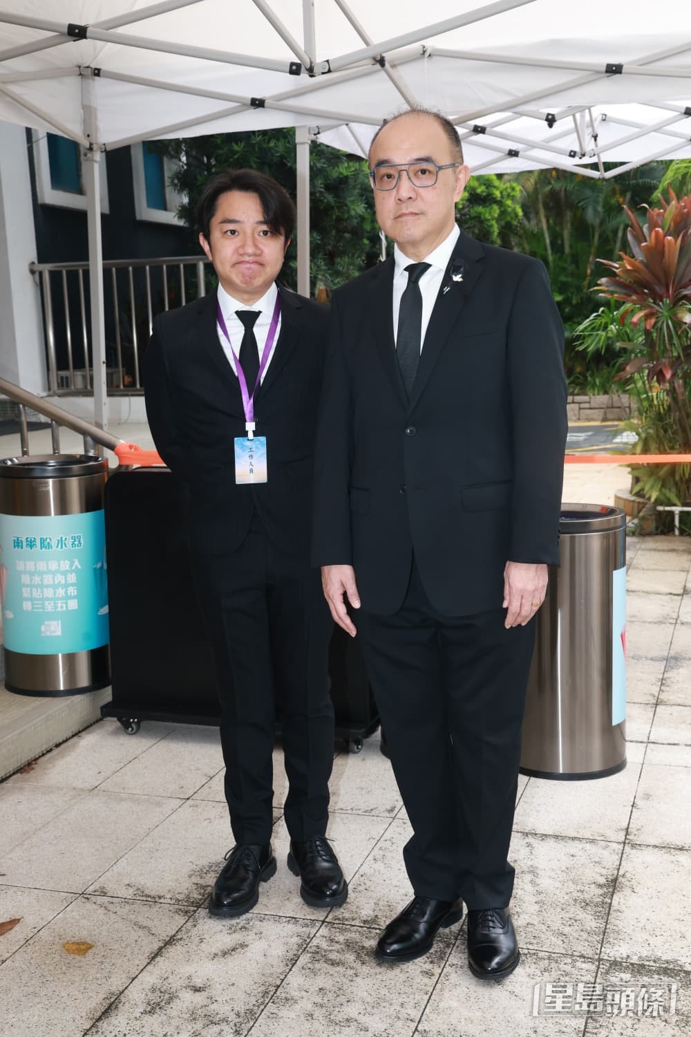 鍾至權表示感恩天氣比預期好，可以讓長輩、親友、學生及政界、藝術界人士到場致意。