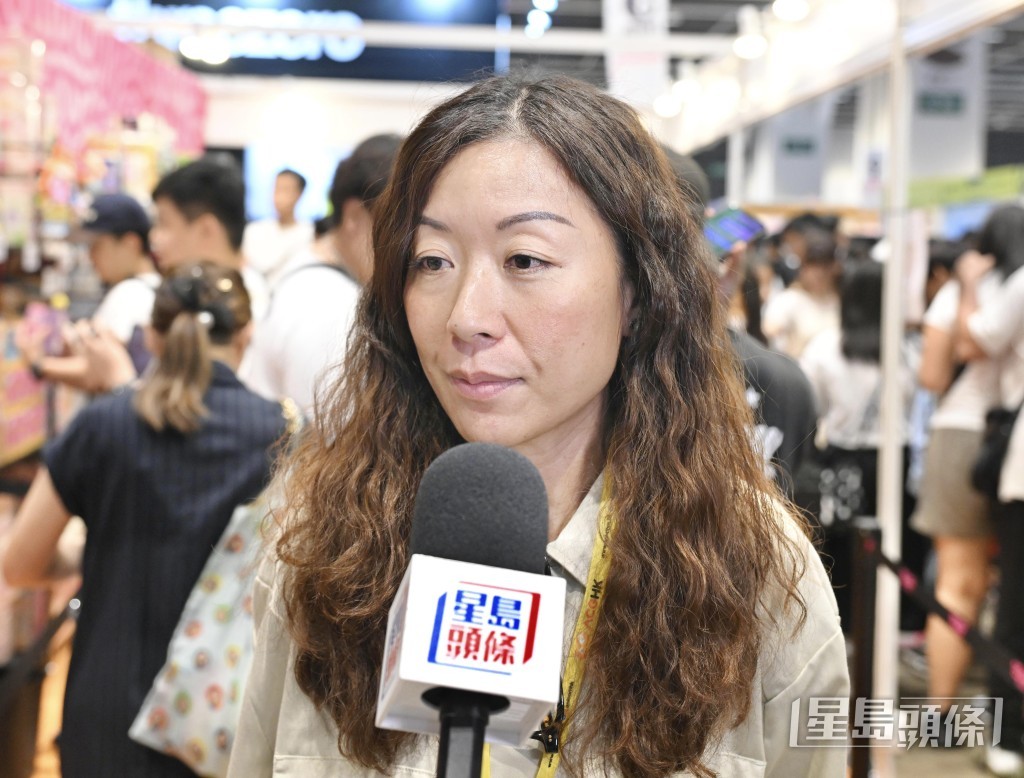 肥皂遊製作有限公司總經理廖女士指,今屆銷情最火爆的為人氣「燦子」系列 肥皂遊製作有限公司總經理廖女士指,今屆銷情最火爆的為人氣「燦子」系列