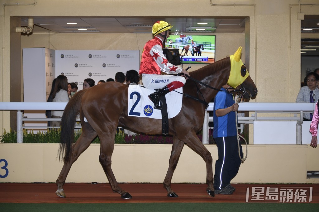 「博望坡」憑路合態勇優勢，周三晚有力交回一場頭馬。