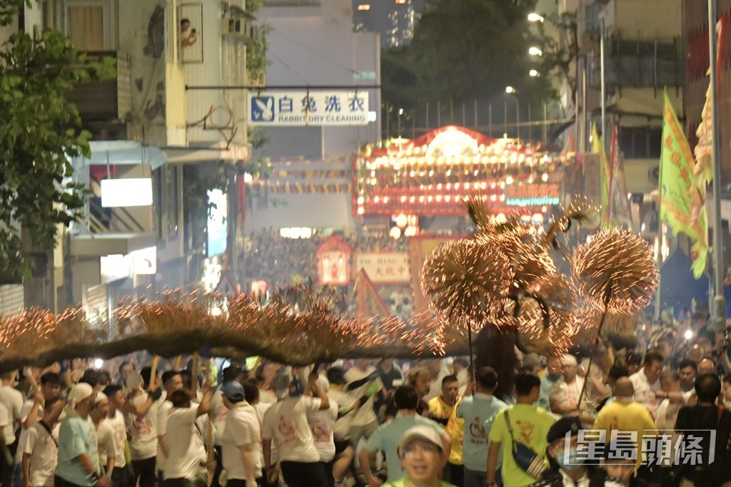 大坑舞火龍將於9月16至18日晚舉行。資料圖片