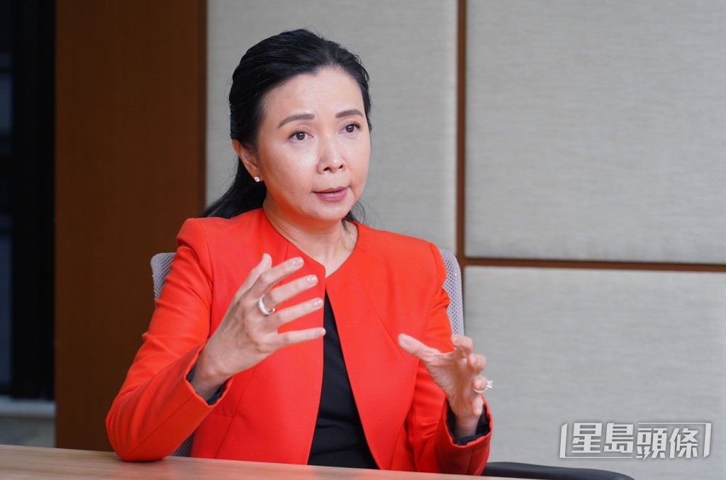 謝邱安儀。葉偉豪攝 謝邱安儀。葉偉豪攝