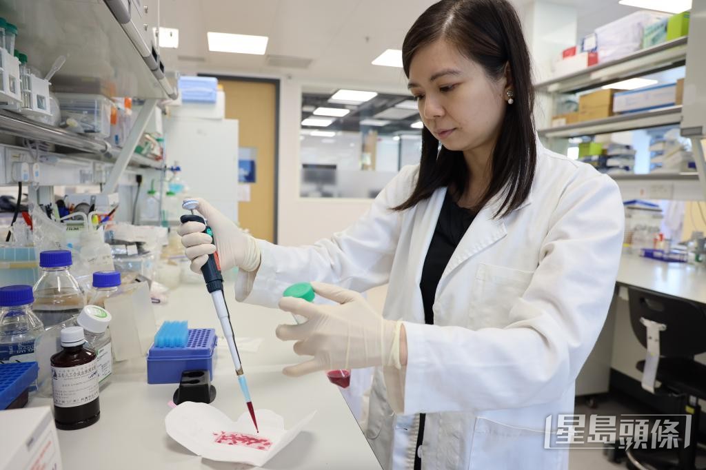 蔡佩樺從事婦女疾病研究超過15年。 蔡佩樺從事婦女疾病研究超過15年。