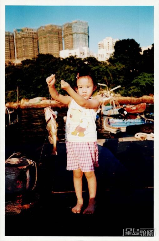 黃晞晴是漁民後代，從小對海洋魚類感興趣。 受訪者提供