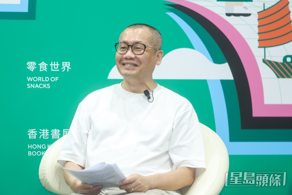 名作家講座系列講者茹國烈。 名作家講座系列講者茹國烈。
