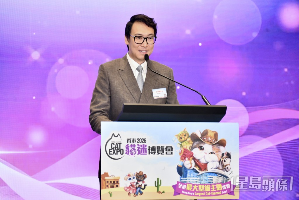 展覽集團主席王學譜。盧江球攝