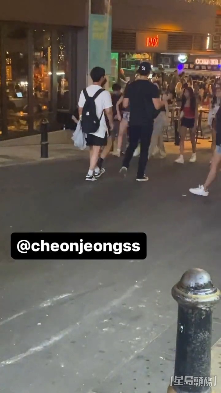 又有粉絲見到佢喺蘭桂坊 又有粉絲見到佢喺蘭桂坊