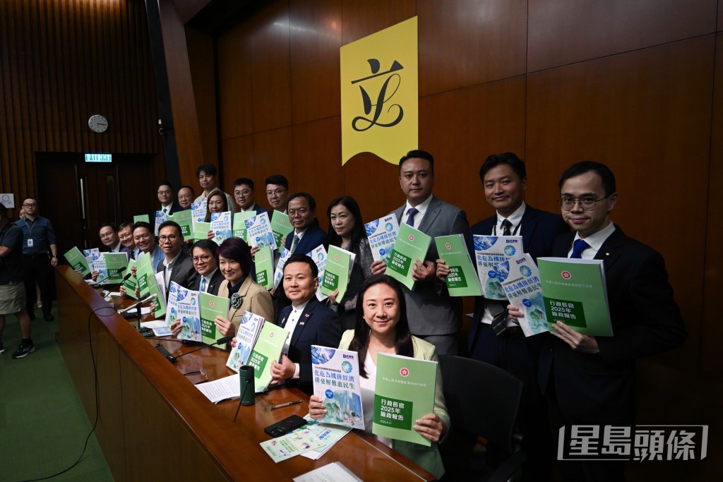 民建聯回應《施政報告》。蘇正謙攝