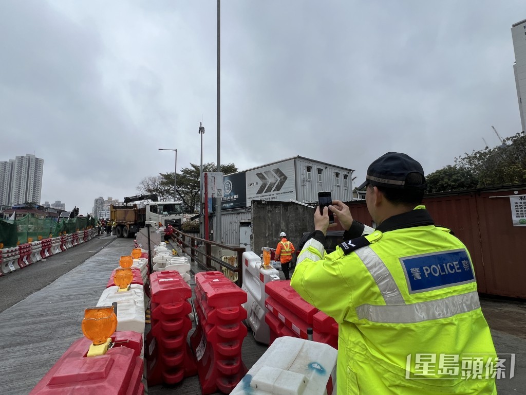 警員到場調查。