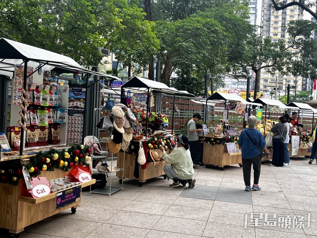 維多利亞公園(維園)文化創意藝術市集(V Mart)。 維多利亞公園(維園)文化創意藝術市集(V Mart)。