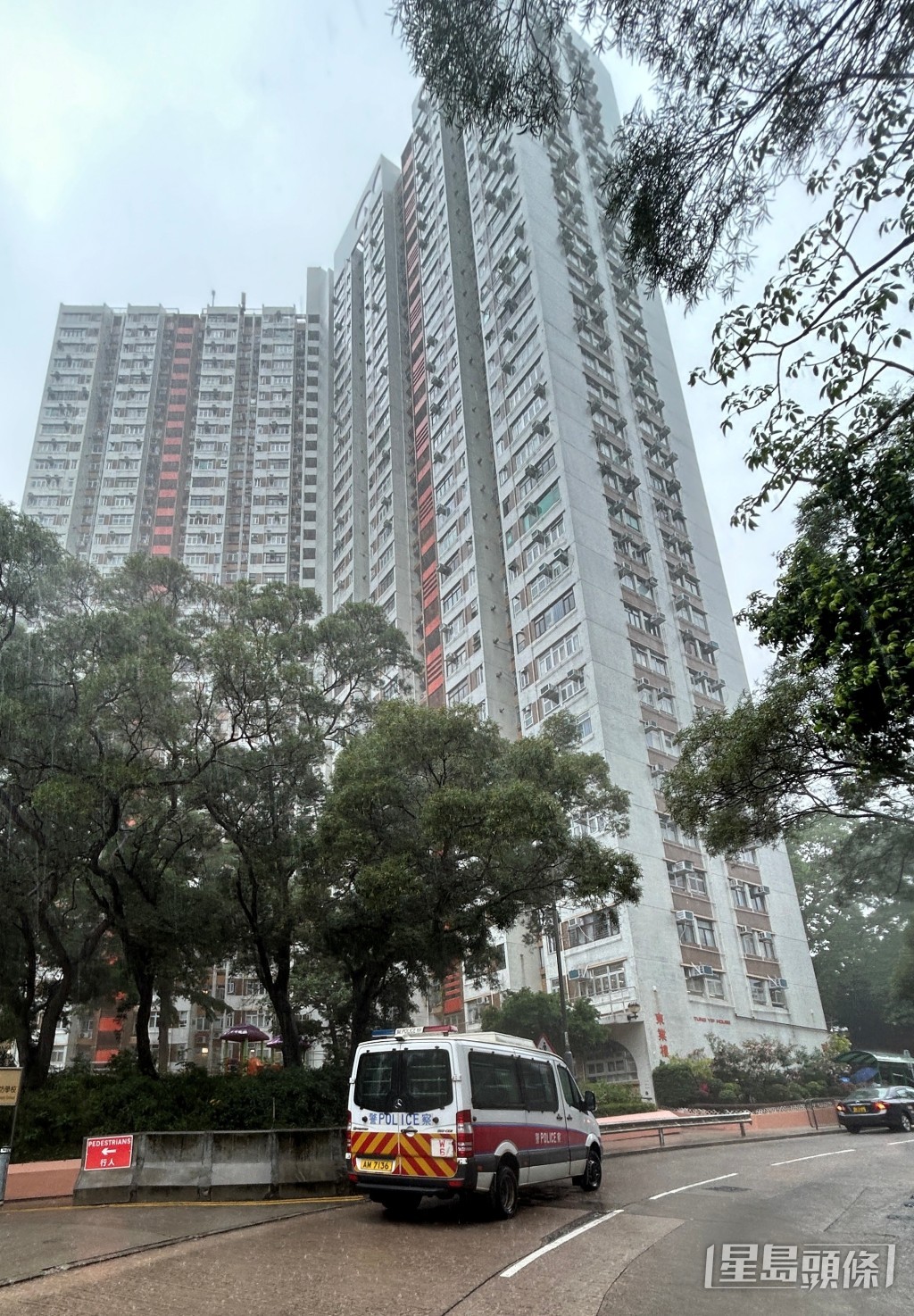 警員到場調查。林思明攝 警員到場調查。林思明攝