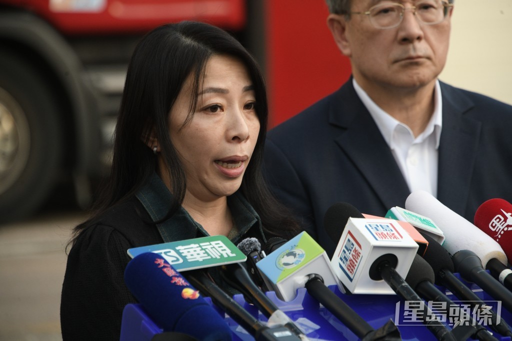 警务处伤亡查询中心主管总警司曾淑贤。陈浩元摄 警务处伤亡查询中心主管总警司曾淑贤。陈浩元摄