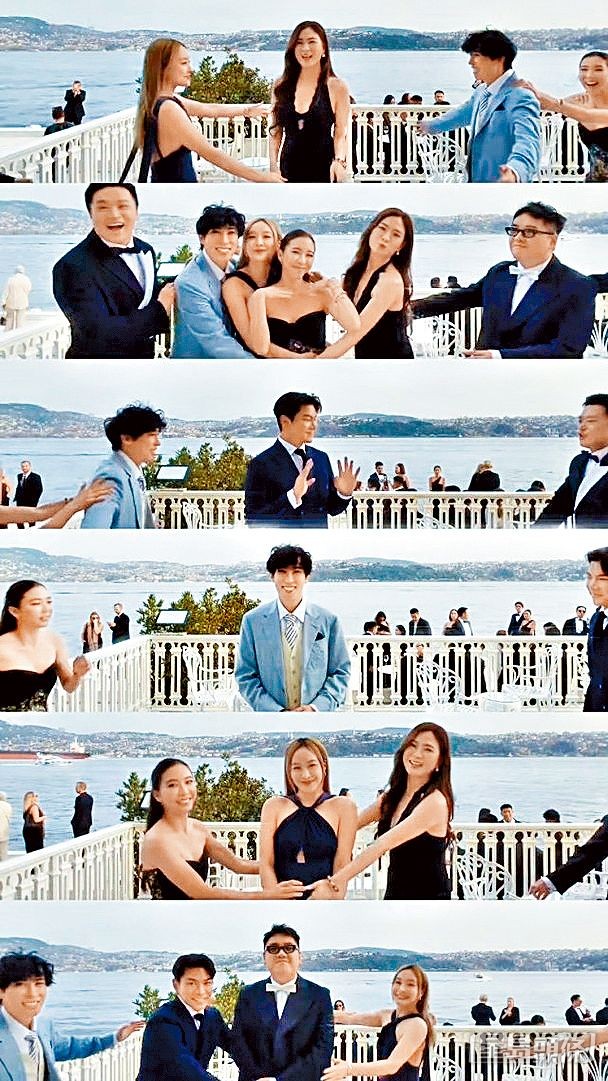 圈中好友「642組」閨密團成員馬天佑、羅天、陳懿德及陳瀅等齊出席JW婚禮。